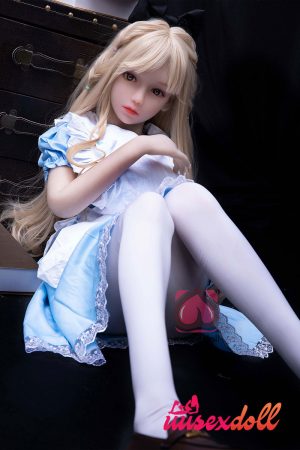 138cm (4ft5) Blonde Miniature Sex Doll-Reiko