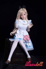 138cm (4ft5) Blonde Miniature Sex Doll-Reiko