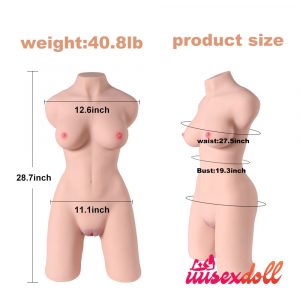 40.78LB Lifelike Half Torso Sex Doll For Men