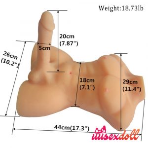 18.73LB Torso With Cock Sex Toy For Women